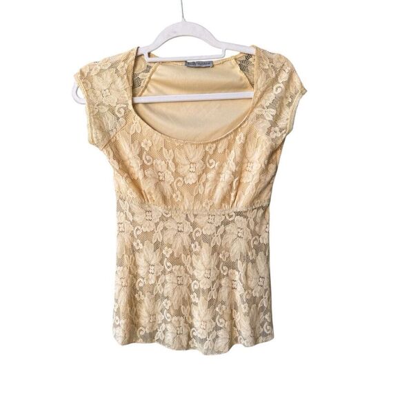 Y2K body central lace top size S - Picture 1 of 4